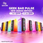 GEEK BAR PULSE 小火箭15000 Puffs 一次性電子煙｜可充電LED顯示拋棄式霧化棒多模式調節