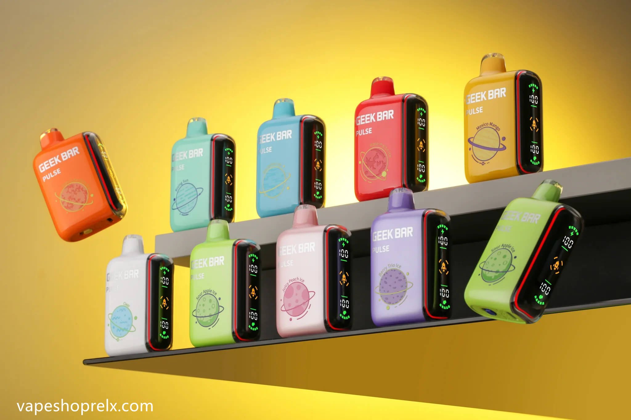 GEEK BAR PULSE 小火箭15000 Puffs 一次性電子煙｜可充電LED顯示拋棄式霧化棒多模式調節-2