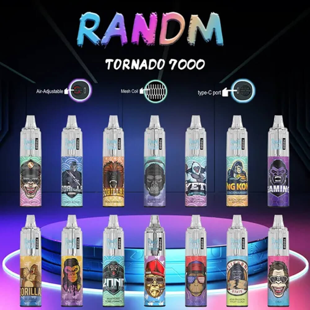 RandM 龍捲風 7000 Puffs超大容量一次性電子煙｜拋棄式歐美爆款-1